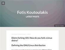 Tablet Screenshot of fotiskoutoulakis.com